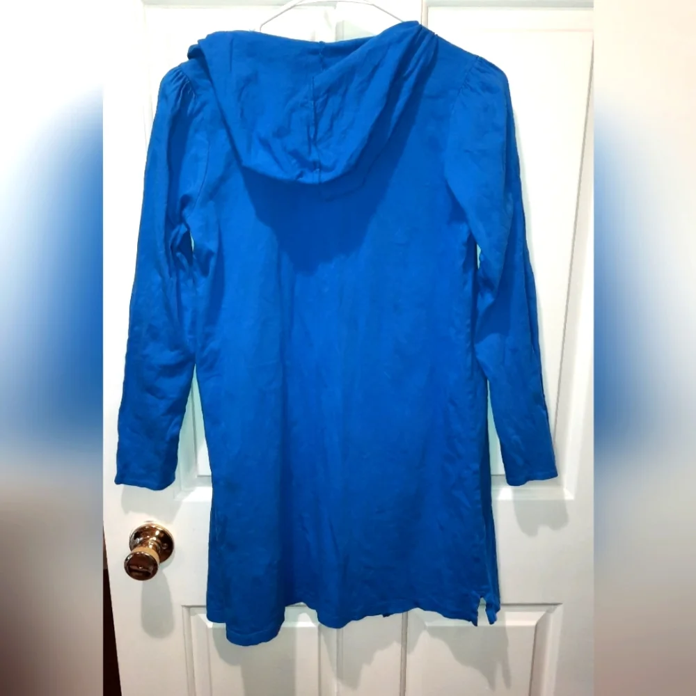 Lands End Kids Cover Up Blue size Large (14)